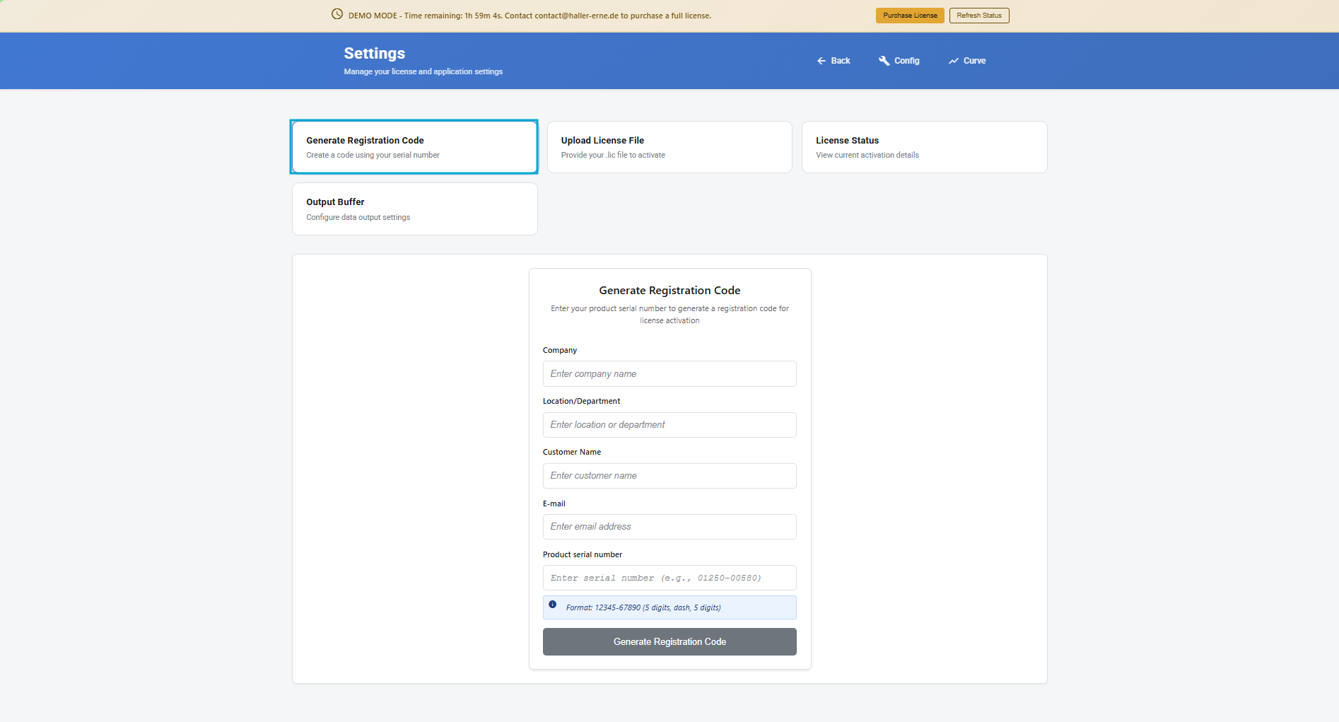 Licensing Generate Code